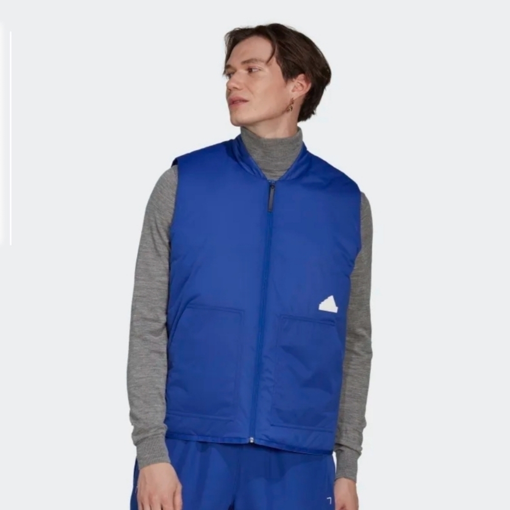 NWOT Adidas Blue Vest